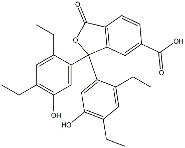 1,1-Bis(2,4-diethyl-5-hydroxyphenyl)-1,3-dihydro-3-oxoisobenzofuran-6-carboxylic acid