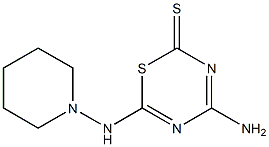 4-Amino-6-(piperidinoamino)-2H-1,3,5-thiadiazine-2-thione Structure