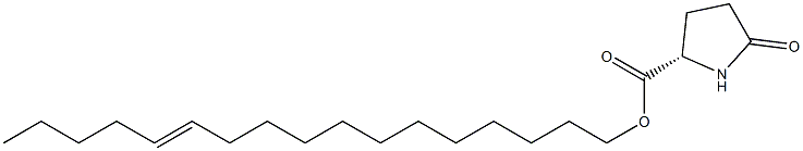 (S)-5-Oxopyrrolidine-2-carboxylic acid 12-heptadecenyl ester 结构式