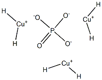Phosphoric acid dihydrogen copper(I) salt Struktur