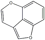 フロ[4,3,2-de][1]ベンゾピラン 化学構造式