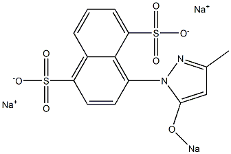 4-(3-Methyl-5-sodiooxy-1H-pyrazol-1-yl)naphthalene-1,5-disulfonic acid disodium salt