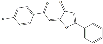 2-(4-Bromobenzoylmethylene)-5-phenylfuran-3(2H)-one,,结构式