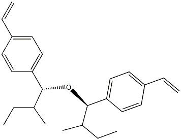 (-)-[(R)-sec-Butyl]p-vinylbenzyl ether Structure