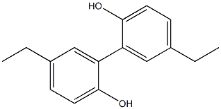 5,5'-Diethyl-1,1'-biphenyl-2,2'-diol Struktur