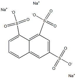 1,3,8-Naphthalenetrisulfonic acid trisodium salt,,结构式