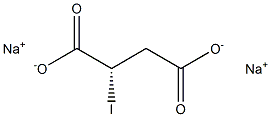 [S,(-)]-2-Iodosuccinic acid disodium salt Struktur