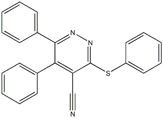 3-(Phenylthio)-5,6-diphenylpyridazine-4-carbonitrile