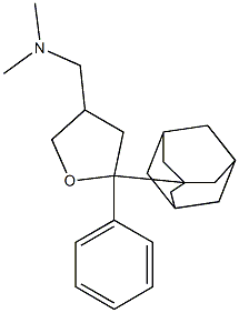 3-(Dimethylaminomethyl)-5-(3-adamantyl)-5-phenyloxolane