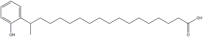 17-(2-Hydroxyphenyl)stearic acid,,结构式