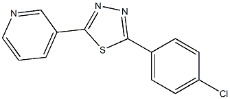 5-(4-Chlorophenyl)-2-(3-pyridinyl)-1,3,4-thiadiazole