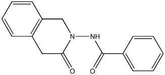 N-(3-Oxo-1,2,3,4-tetrahydroisoquinolin-2-yl)benzamide,,结构式