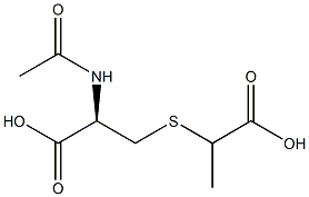 N-Acetyl-S-(1-carboxyethyl)-L-cysteine Structure