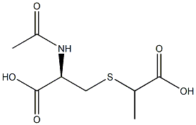 N-Acetyl-S-(1-carboxyethyl)-L-cysteine,,结构式