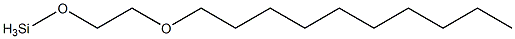 [2-(Decyloxy)ethoxy]silane Structure