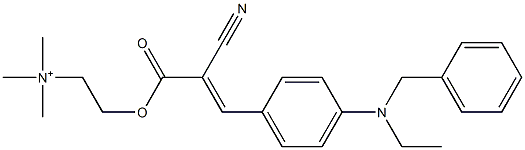 2-[[2-Cyano-3-[4-[ethyl(phenylmethyl)amino]phenyl]-1-oxo-2-propenyl]oxy]-N,N,N-trimethylethanaminium