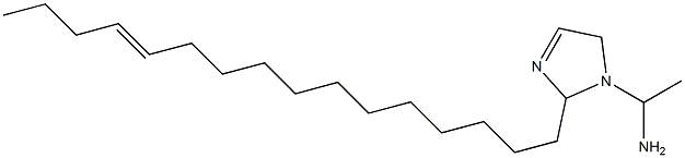 1-(1-Aminoethyl)-2-(12-hexadecenyl)-3-imidazoline 结构式