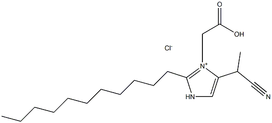 1-Cyanoethyl-2-n-undecyl-3-carboxymethylimidazolium chloride
