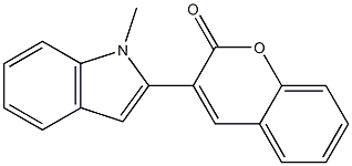  3-(1-Methyl-1H-indol-2-yl)-2H-1-benzopyran-2-one