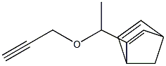 2-[1-(2-Propynyloxy)ethyl]bicyclo[2.2.1]hepta-2,5-diene Structure