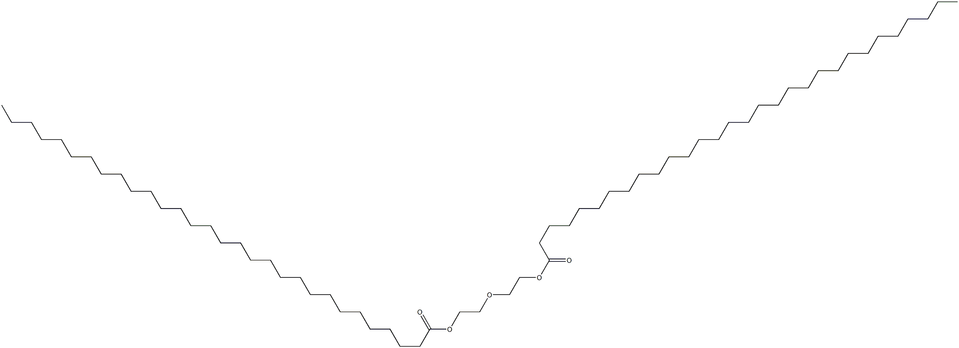 Bistriacontanoic acid oxybisethylene ester Structure