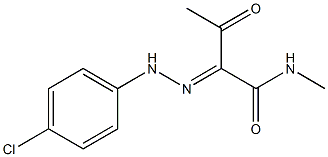  2-[2-(4-Chlorophenyl)hydrazono]-N-methylacetoacetamide