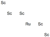 ペンタスカンジウム-ルテニウム 化学構造式