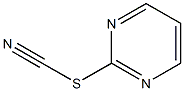 2-Pyrimidinyl thiocyanate Structure