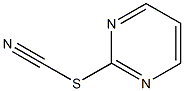 2-Pyrimidinyl thiocyanate 结构式