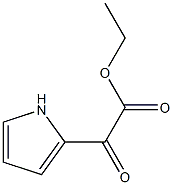 2-Oxo-2-(1H-pyrrole-2-yl)acetic acid ethyl ester,,结构式