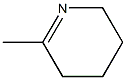 3,4,5,6-テトラヒドロ-2-メチルピリジン 化学構造式