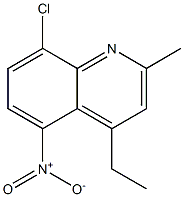 8-Chloro-4-ethyl-2-methyl-5-nitroquinoline