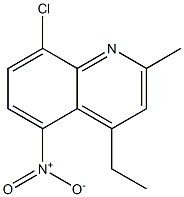 8-Chloro-4-ethyl-2-methyl-5-nitroquinoline|