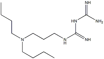 1-[3-(Dibutylamino)propyl]biguanide 结构式