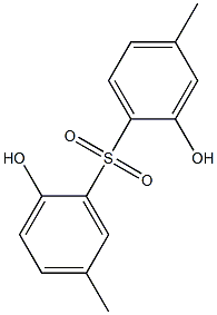 2,2'-Dihydroxy-4,5'-dimethyl[sulfonylbisbenzene],,结构式