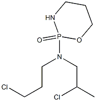 テトラヒドロ-2-[N-(2-クロロプロピル)-N-(3-クロロプロピル)アミノ]-2H-1,3,2-オキサザホスホリン2-オキシド 化学構造式
