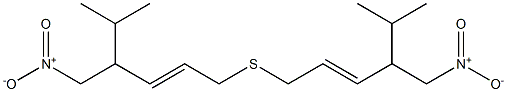 [1-Isopropyl-2-nitroethyl]2-propenyl sulfide Structure