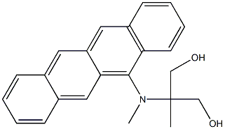 2-[(5-Naphthacenyl)methylamino]-2-methyl-1,3-propanediol,,结构式