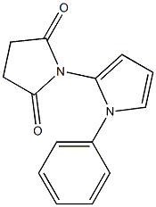 N-(1-Phenyl-1H-pyrrol-2-yl)succinimide Struktur