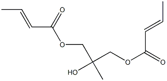  Bis[(E)-2-butenoic acid]2-hydroxy-2-methyl-1,3-propanediyl ester