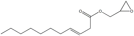 3-ウンデセン酸グリシジル 化学構造式