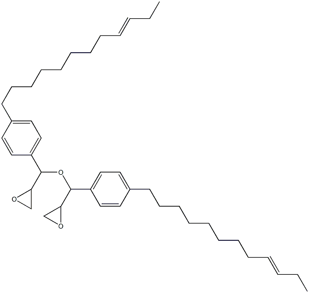 4-(9-ドデセニル)フェニルグリシジルエーテル 化学構造式