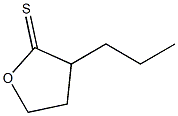 4,5-Dihydro-3-propyl-2(3H)-furanthione,,结构式