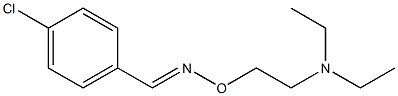 4-Chlorobenzaldehyde [(E)-O-[2-(diethylamino)ethyl]oxime] Struktur