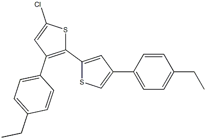 3,4'-Bis(4-ethylphenyl)-5-chloro-2,2'-bithiophene