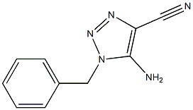 1-Benzyl-5-amino-1H-1,2,3-triazole-4-carbonitrile,,结构式