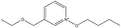 3-(Ethoxymethyl)-1-butoxypyridinium,,结构式