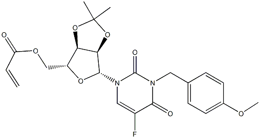 5-Fluoro-3-(4-methoxybenzyl)-5'-O-acryloyl-2'-O,3'-O-(propane-2,2-diyl)uridine