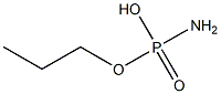 Amidophosphoric acid hydrogen propyl ester,,结构式