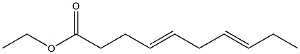 4,7-Decadienoic acid ethyl ester Struktur